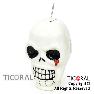 VELA 2373CALAVERA TERROR PINTADA x 1